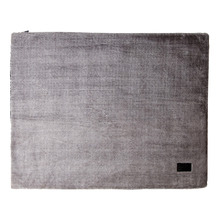 Charcoal Luxe High Flat Dog Bed
